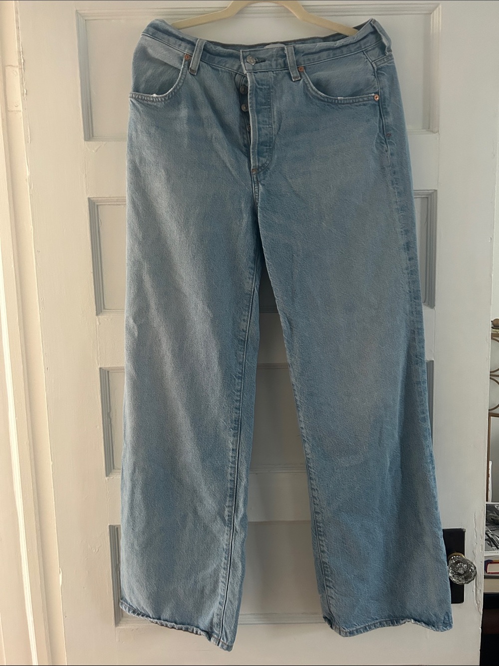 Citizens Of Humanity Light Blue Annina Wide Leg Jeans - size 28